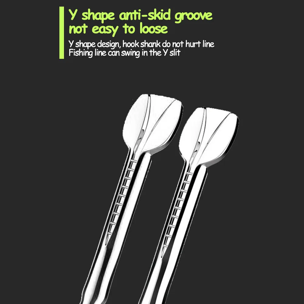 Bimoo 20 piezas Color plata fuerte escala de dragón carpa arenque anzuelo de cabeza grande anzuelo de pesca con púas tamaño de anzuelos de agua dulce # 1~ # 13 - imagen 3