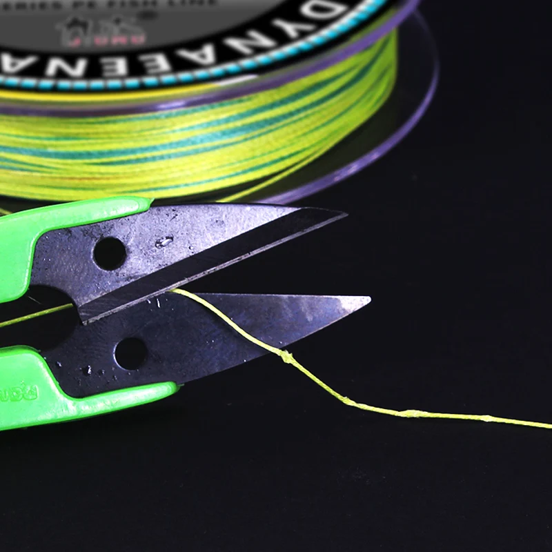 Sedal de pesca de alta resistencia, hilo trenzado de 9 hebras, 100m, 8 hebras, 10 m/color - imagen 5