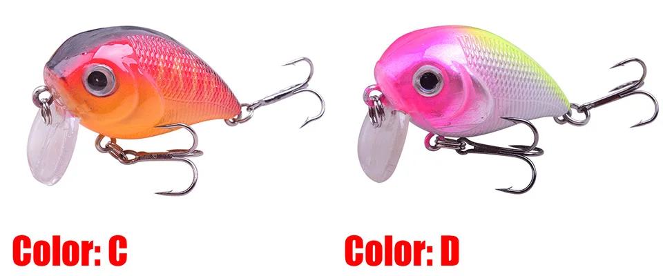 Color C o Color: D: ¡señuelos de pesca vibrantes para atrapar peces grandes!