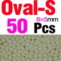 50Pcs Oval S
