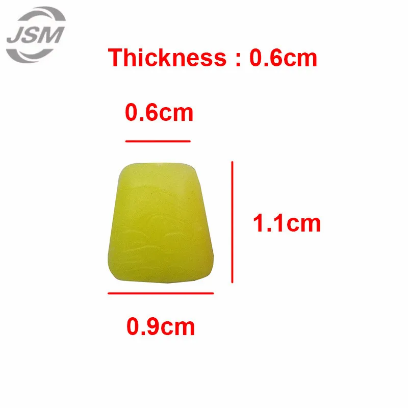 JSM-SEÑUELOS flotantes de goma para pesca de carpa, accesorios de pesca de maíz dulce, color amarillo, rosa y verde, 100 unidades - imagen 3
