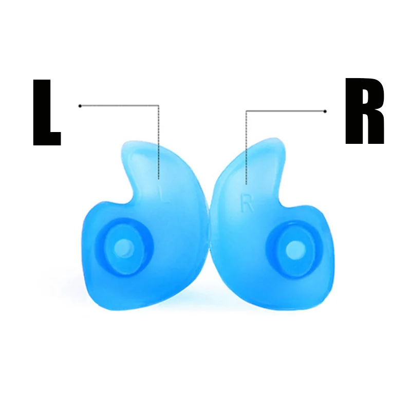 Tapones suaves para los oídos de silicona, impermeables, a prueba de polvo, para buceo, deportes acuáticos, accesorios de natación, 1 par - imagen 3