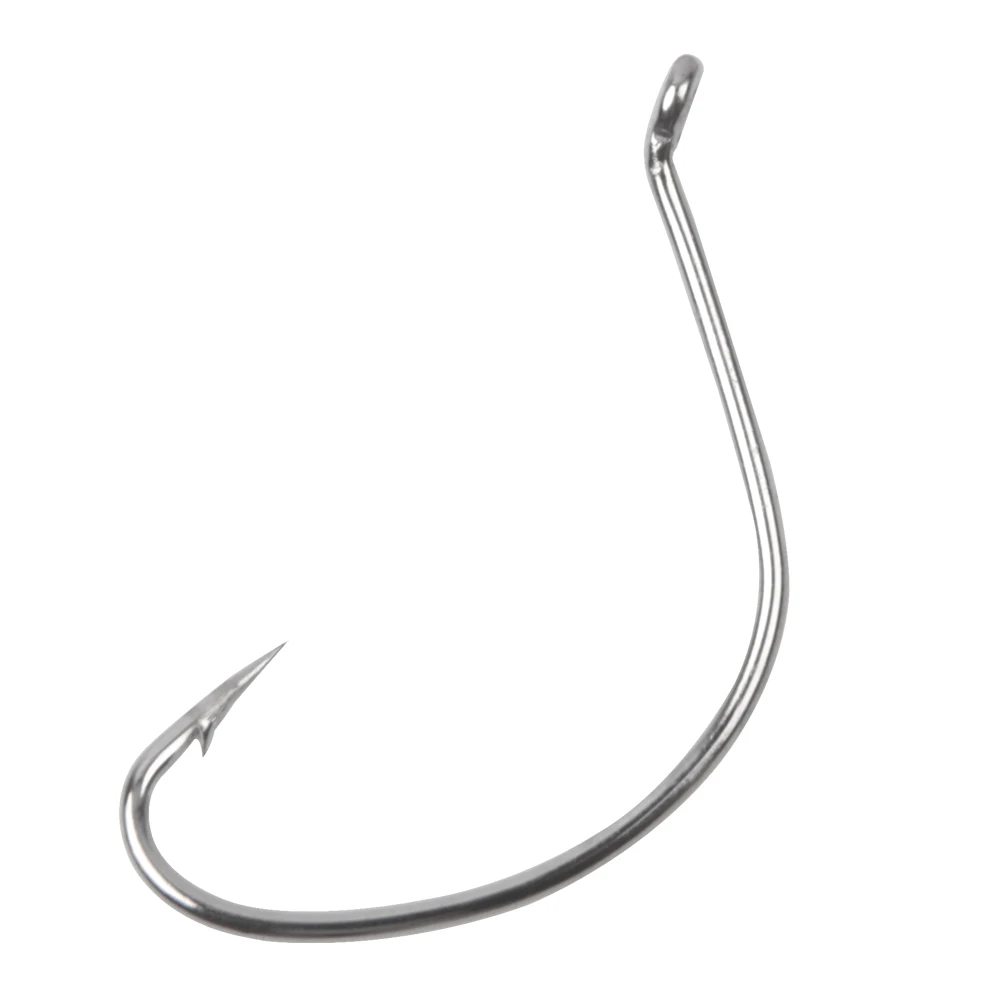 Shaddock-anzuelos de pesca de 180 piezas, anzuelos de gusano sin necesidad de agua, pulpo Offset, Círculo Deportivo, 6 #4 #2 #1 #1/0 2/0 3/0 - imagen 4