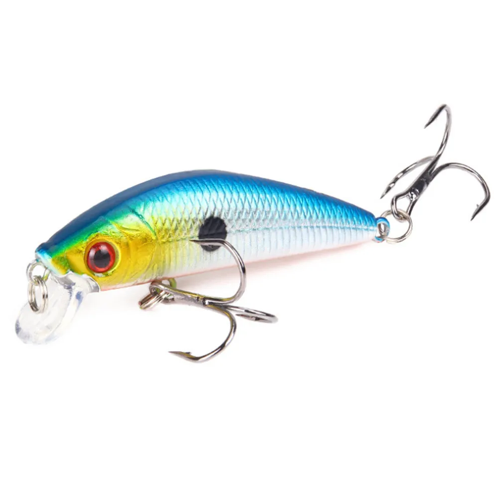 Señuelo de pesca de pececillos de hundimiento lento, 1 unidad, 10 colores, 8,5g, 7cm, Crankbait duro, cebos de plástico, aparejos artificiales Wobbler - imagen 3