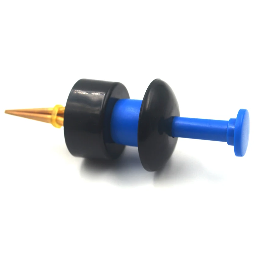 MNFT Clip de gusano de sangre de cobre portátil, Señuelos de cebo de pesca, Clip ligero de gusano de tierra, accesorio de aparejos de pesca, 1PC - imagen 3