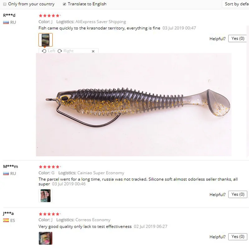 WDAIREN-anzuelo de Pesca con ojos 3D, cebo Artificial de silicona, aparejo de cola de paleta, Swimbait, 8cm, 11cm - imagen 5