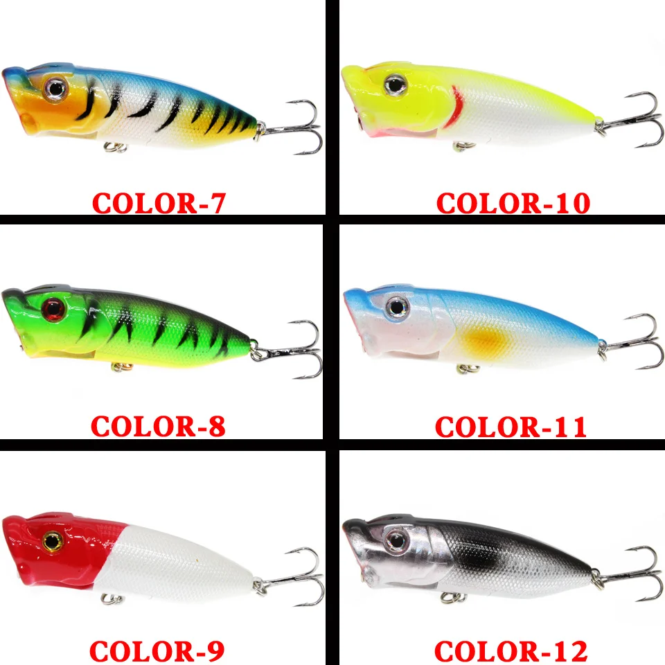 LEOSPORT-señuelo de Pesca de agua salada, 1 unids/lote, 7cm/12g, Popper - imagen 4