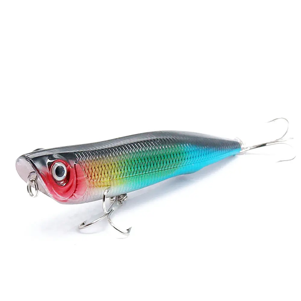 1 lápiz de la PC Wobblers Señuelos de Pesca 10,5 cm 15,7g cebos duros artificiales Lucio Isca carpa cebo de pesca crankbait con 4 # anzuelos - imagen 3