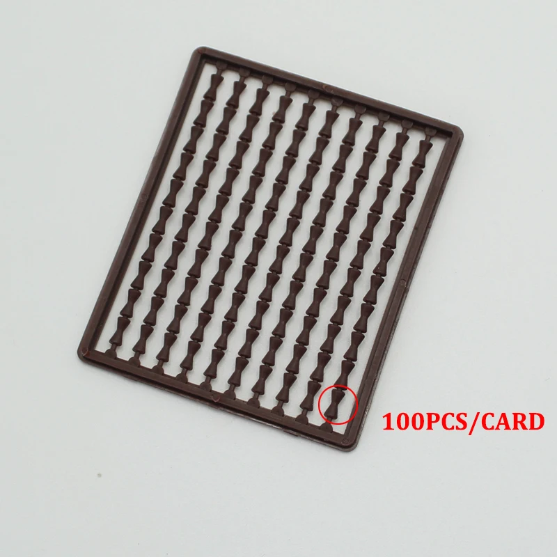 5 tarjetas = 500 Uds. De Boilies de pesca de carpa, insertos de Boilie para aparejo de carpa, aparejo de pelo, cebo, parada Pop Up, tapones, accesorios de pesca de carpa - imagen 3