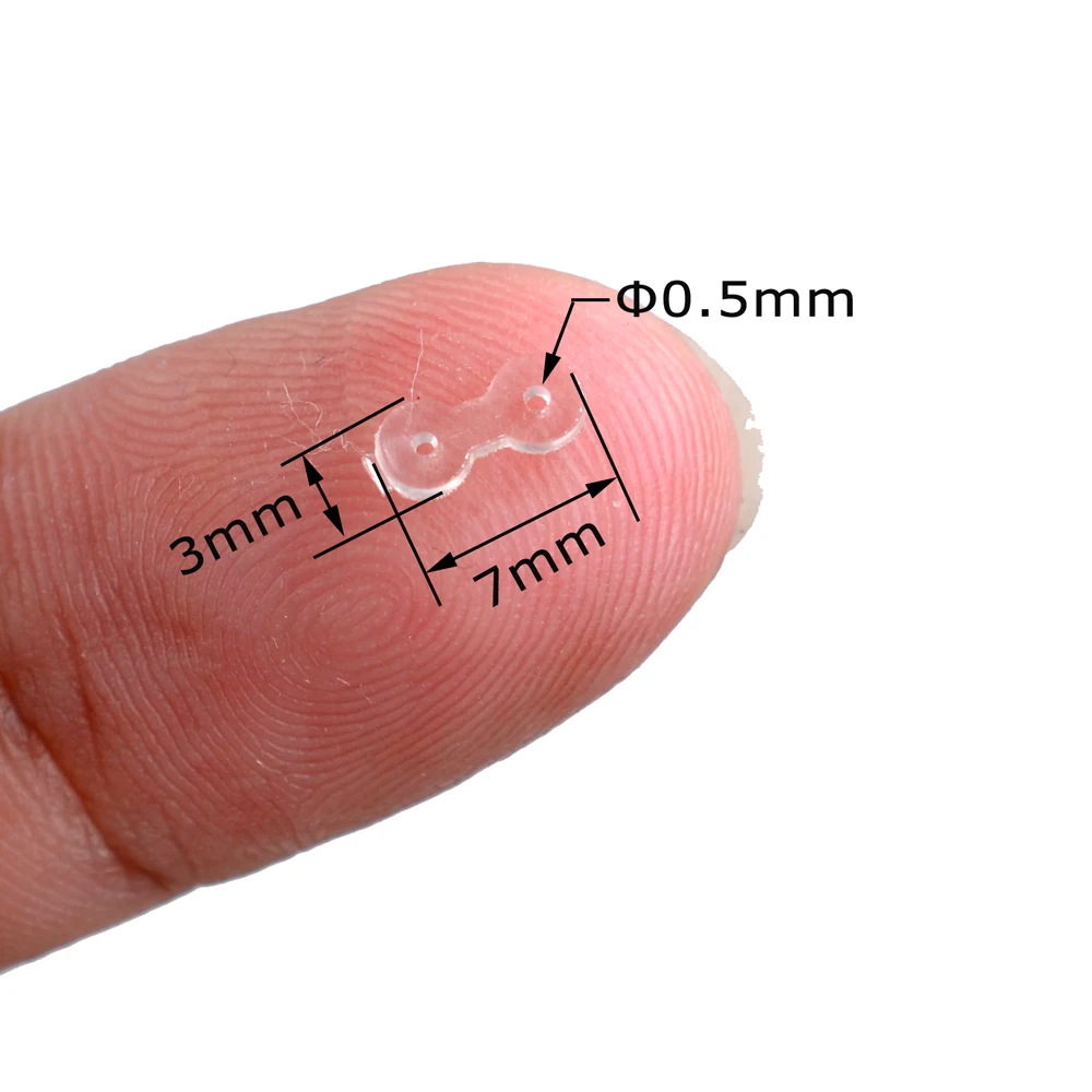 MNFT 120PCS cebo banda elástica anillo de goma señuelos calamar pesca cinturón de señuelo transparente - imagen 2