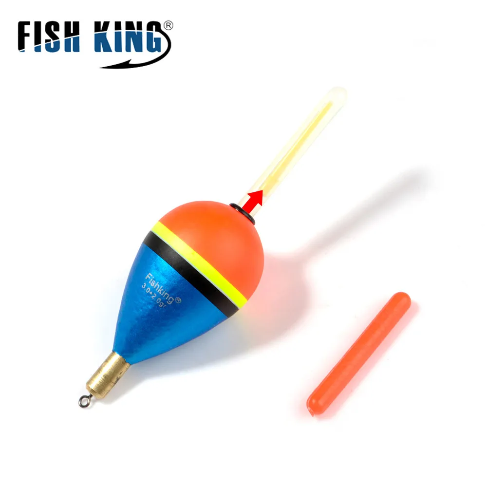 FISH KING-flotador de pesca Barguzinsky, flotador de abeto, longitud de cobre 80-85mm, peso 6,0g/8,5g/9.0g, boya Vertical para aparejos de pesca, 1 ud. - imagen 3
