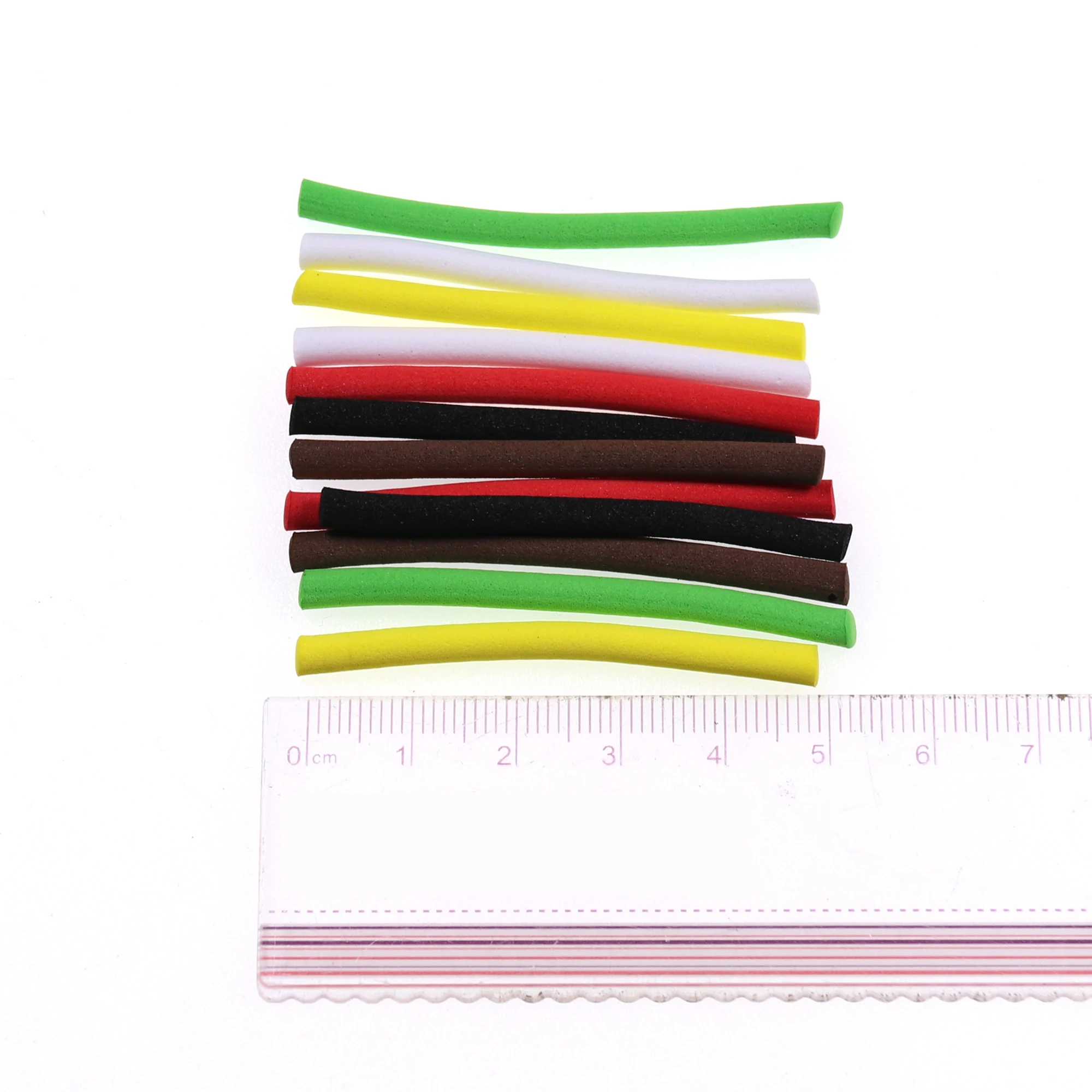 Wifreo Material para atar moscas, poste de espuma de paracaídas de 4mm, tolva de hierba seca, cilindros de espuma para atar moscas - imagen 3