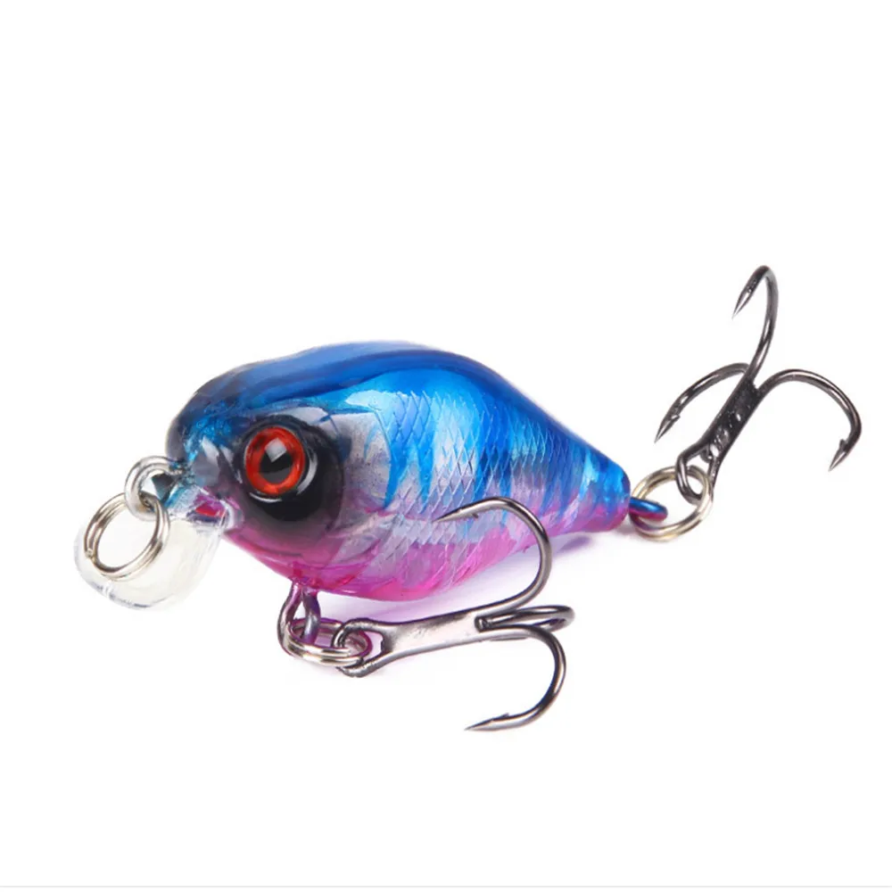 Wobbler señuelo de Pesca de plástico duro Artificial, ojos 3D, 4cm/4,6g, Crankbait japonés, Isca, 1 unidad - imagen 4
