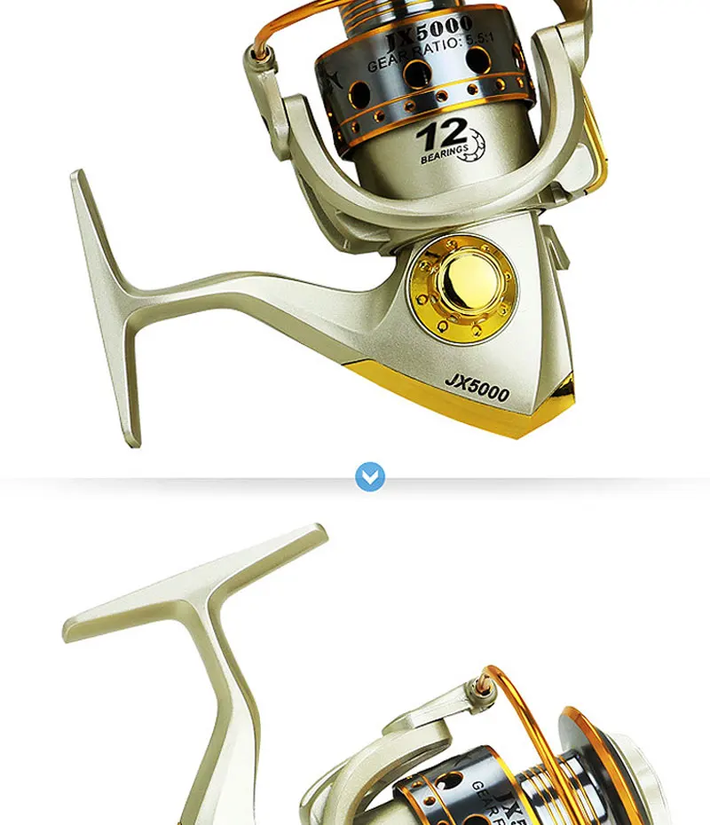Experimentar precisión y rendimiento con este carrete de pesca de alta calidad