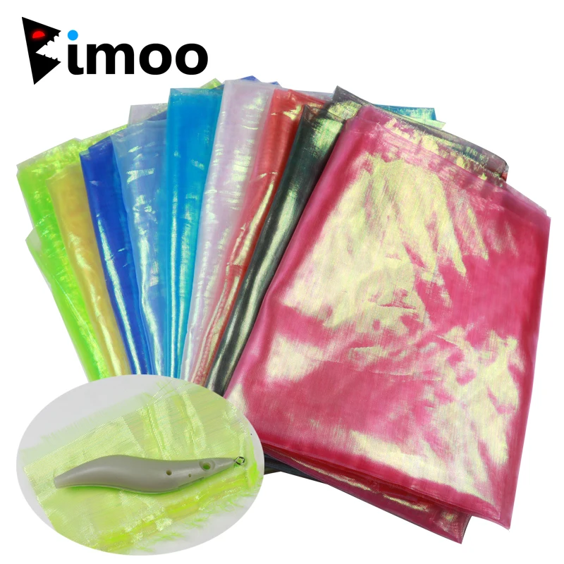 Plantilla de calamar Holo intermitente de cristal, 1MX1,2 M, tela de malla DIY, Color verde perla, rosa, azul, amarillo y azul - imagen 2