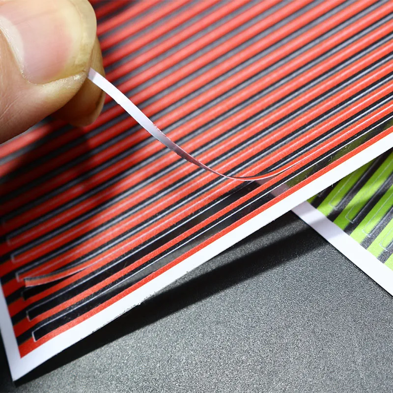 Materiales sintéticos de atado de moscas, envoltura de cuerpo de mosca, 30herls por hoja, enlace de insectos de nymph, Pavo Real, nuevo, 4 hojas por lote - imagen 5