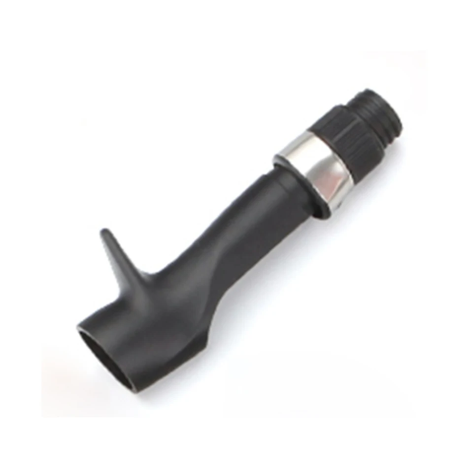 una caña de pesca negra con diseño elegante