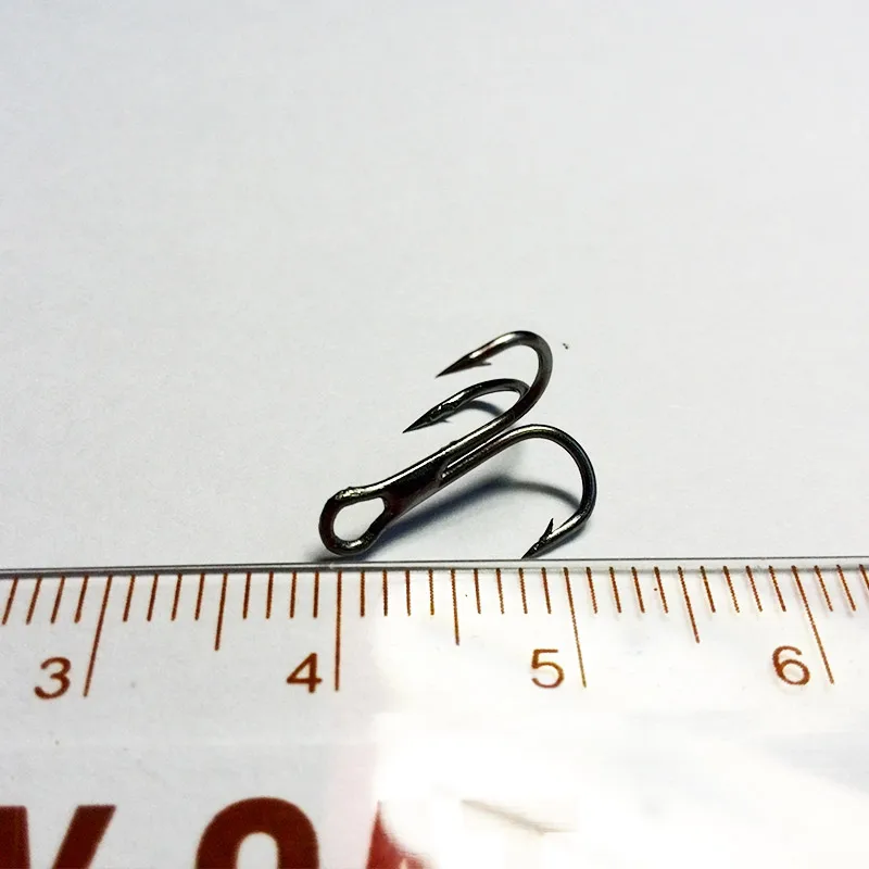 2025NEW t anzuelos triples tamaño 10 #    Cantidad: 500 unids/lote acero rico en carbono - imagen 3