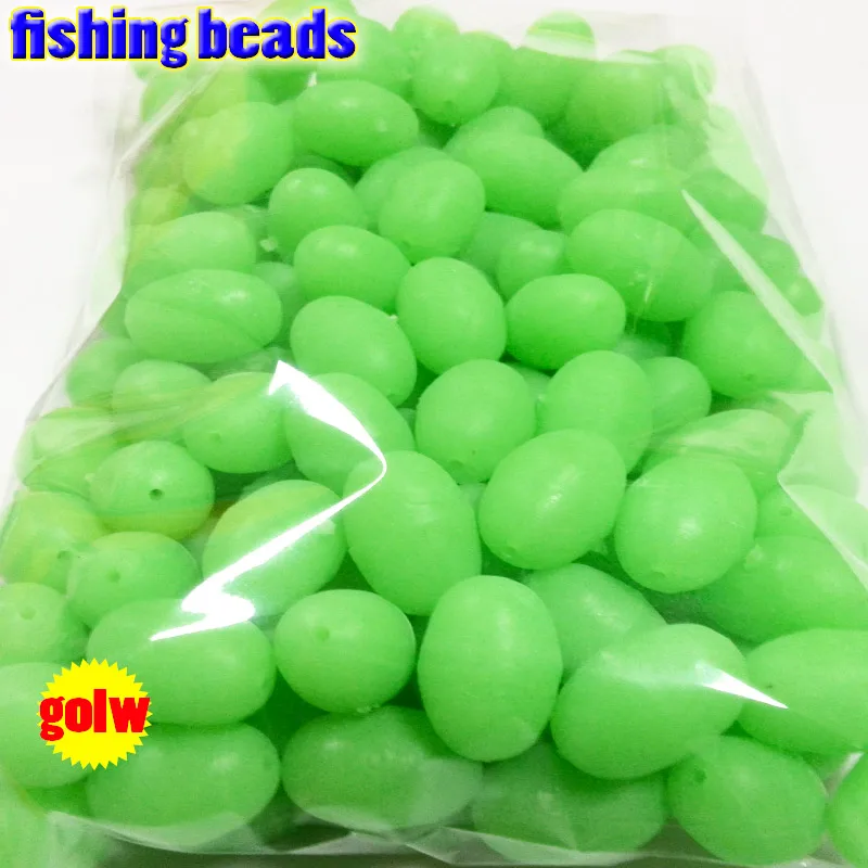 Cuentas pesca luminosas brillan en oscuridad – Plástico resistente - imagen 5