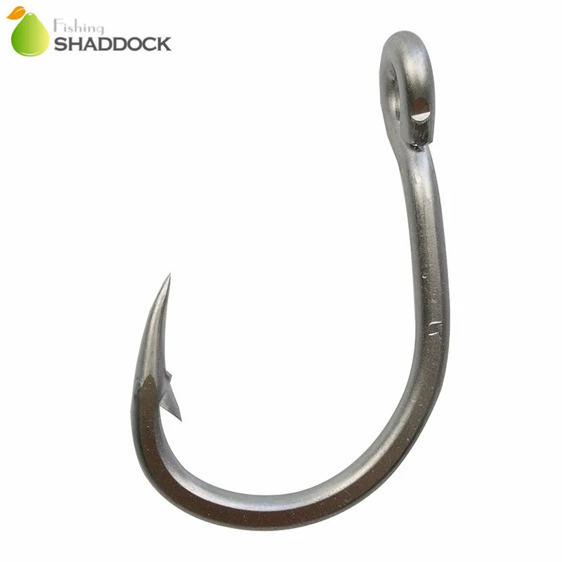 20pcs 10884 Stainless Steel Fishing Hooks White Strong Big Game Fish Tuna Bait Fishhook Size 3/0 4/0 5/0 6/0 7/0 8/0 9/0 10/0 - imagen 5