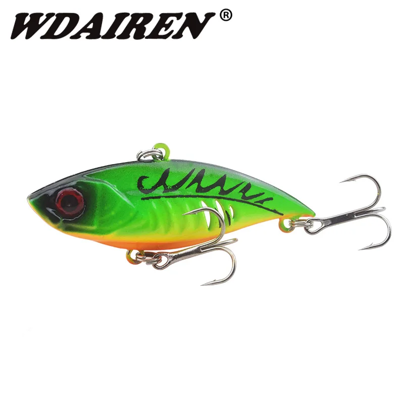 Señuelo de pesca que se hunde, 1 unidad, 65mm, 11g, anzuelos triples de invierno, Wobbler, Crankbait, carpa, aparejos de pesca, WD-218 - imagen 2