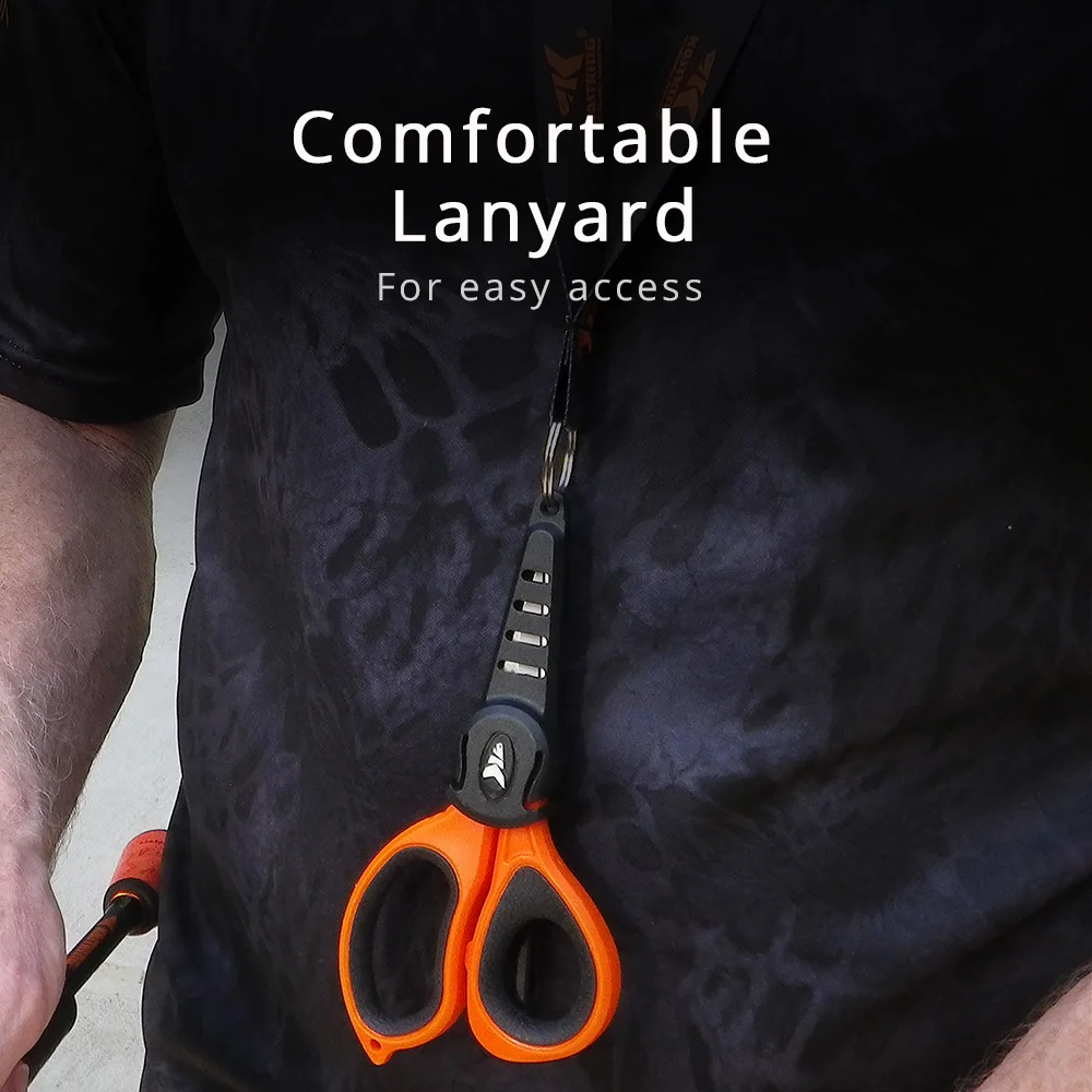 KastKing 3CR13 japonés 420 línea de pesca trenzada de acero inoxidable tijeras cortador alicate multifuncional herramienta de pesca - imagen 5