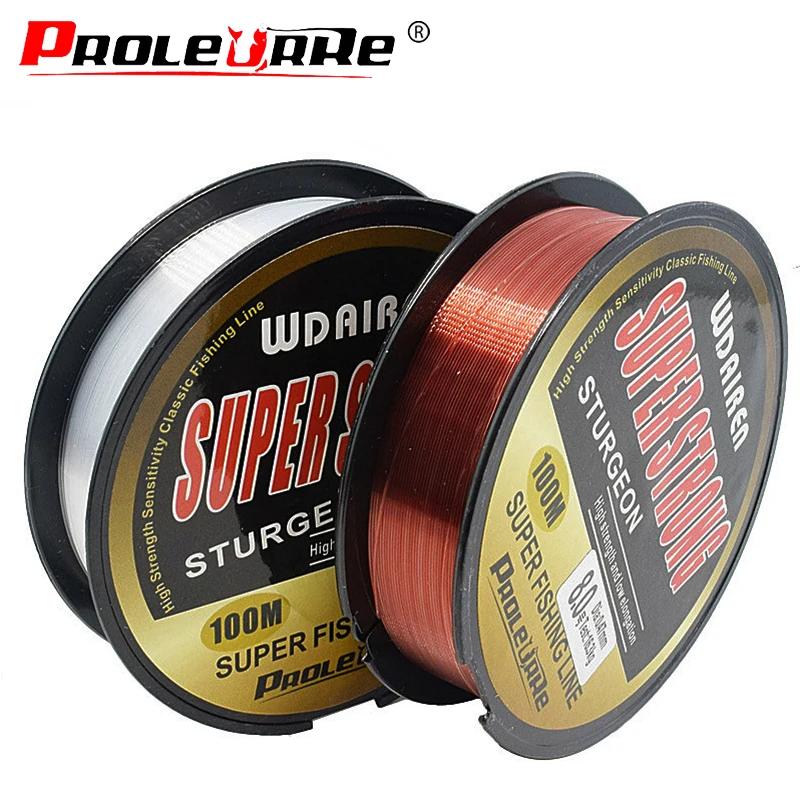 Proleurre-sedal de pesca de nailon superfuerte de 100m, hilo de monofilamento de 2-40LB, línea principal de Japón para aparejos de pesca de carpa, PE-476 - imagen 3