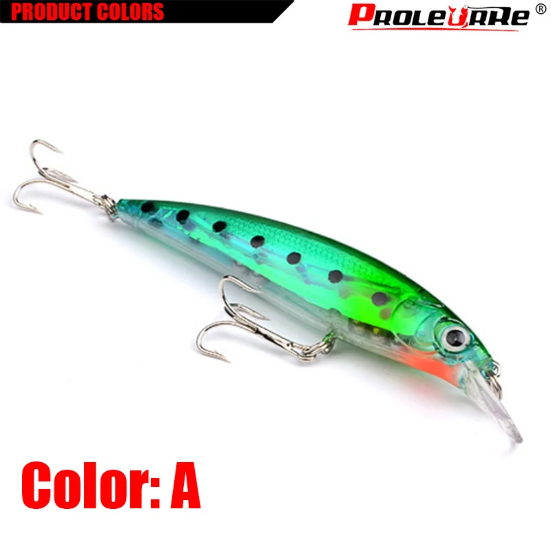 Proleurre-señuelo de Pesca flotante Minnow, cebo duro Artificial, Wobbler, Japón, Crankbait, aparejos de Pesca, 115mm, 13g - imagen 4