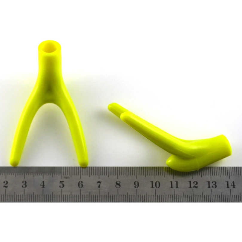 MNFT 2 uds x soporte de caña de pescar de plástico cabeza en V agarre de pesca conectar con caña de pescar para pesca de carpa - imagen 3