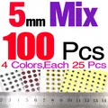5mm Mixed 100pcs