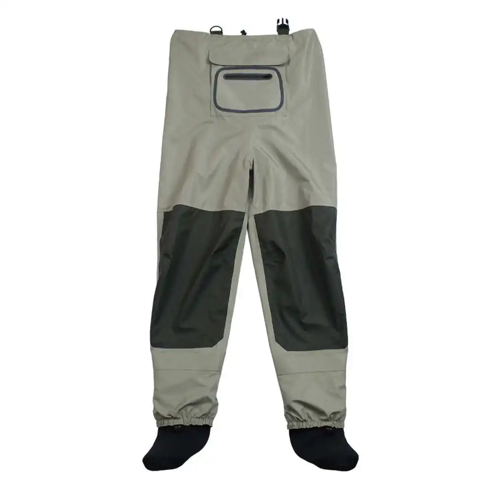 Pesca con mosca Cofres Waders Transpirable Impermeable Medias para pies River Waders Pantalones para hombres y mujeres - imagen 4