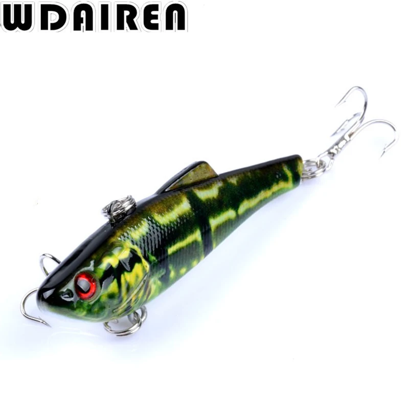 Señuelo de pesca que se hunde, 70mm, 6,6g, Crankbaits, cebo Artificial duro, VIB, vibración, toda la profundidad, aparejos de pesca de carpa de hielo de invierno, 1 ud. - imagen 3