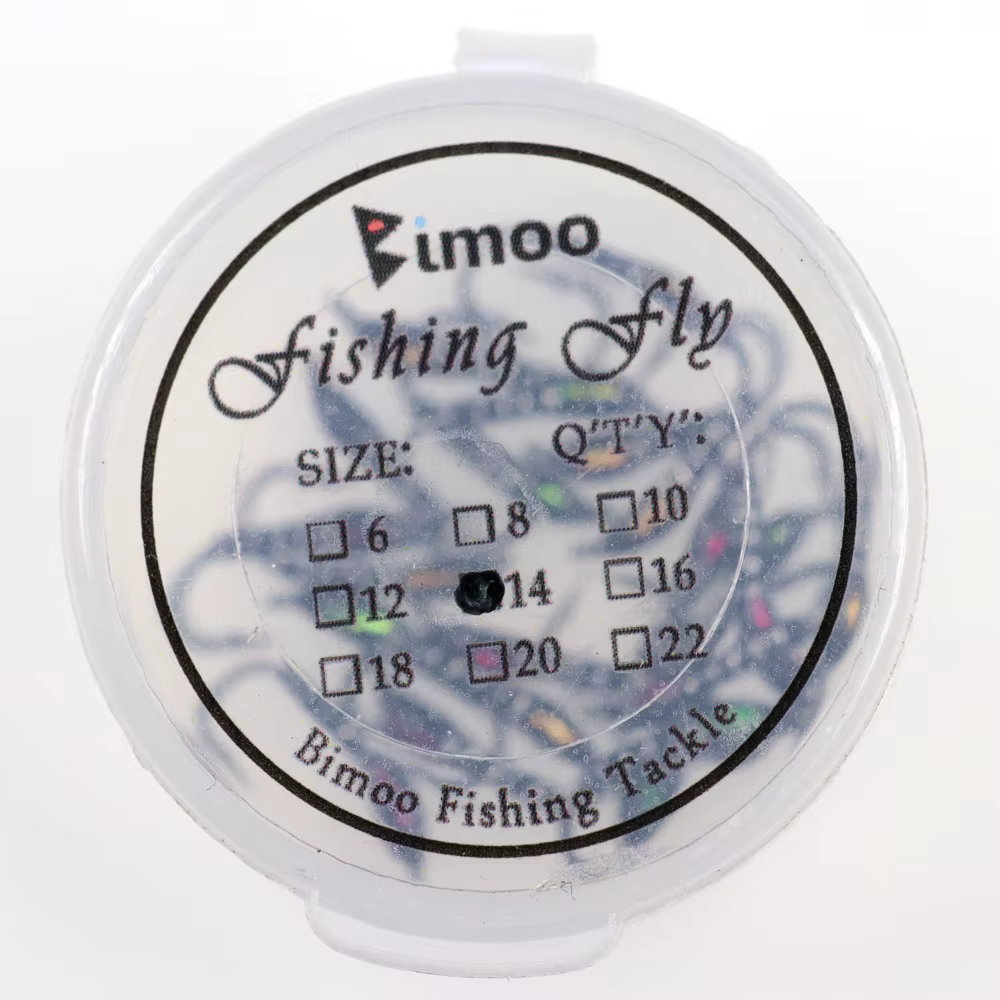 Bimoo Moscas de pesca - ninfa, midge, talla 14, trucha - imagen 5