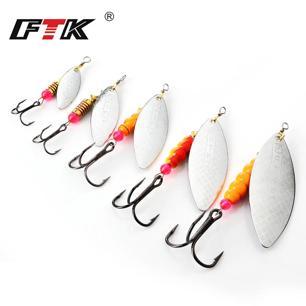 FTK-Cebo giratorio con cuentas y anzuelos agudos Mustad, 1 unidad, 4g/7g/12g/18g/30g - imagen 4