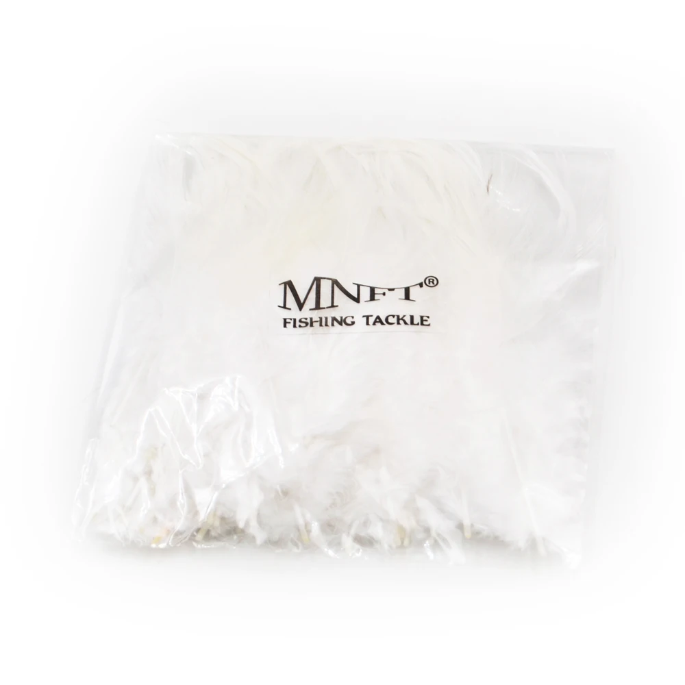 Hackle de gallina blanco crema MNFT – Plumas para mosca seca - imagen 5