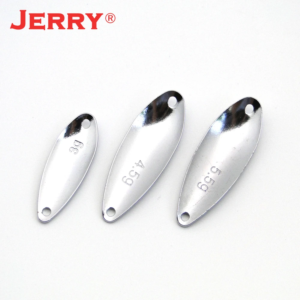 Jerry Scorpio-SEÑUELOS DE Pesca, 50 piezas, 2g, 3g, 4,5g, 5,5g, sin pintar, en blanco, zona de lago, trucha - imagen 2