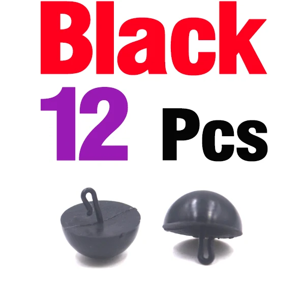 12Pcs Black