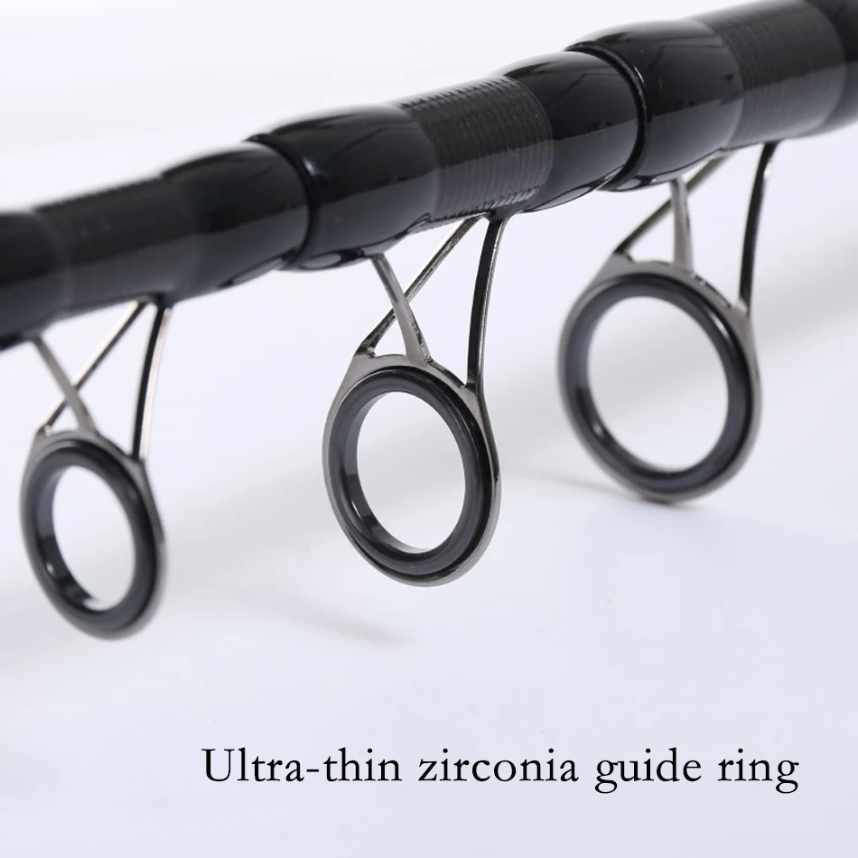 Caña telescópica de alto carbono para pesca de carpa, caña de pescar de fundición larga, para playa y mar, 2,4/2,7/3,0/3,3/3,6/3,9/4,2 M, 1 unidad por paquete - imagen 2