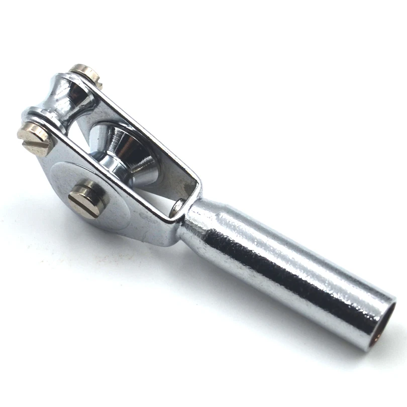 MNFT, 1 unidad, ID de agujero, 5mm, 6mm, 7mm, 8mm, caña de pie para pesca en barco, punta de Metal, guía de rodillo superior, accesorio de señuelo de pesca - imagen 3