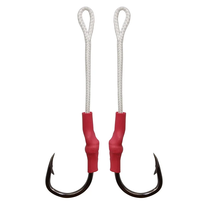 Anzuelos de pesca con plantilla, cebo de ayuda para Jigging, tamaño de línea PE 10827, 1/0, 2/0, 3/0, 4/0, 5/0, 6/0, 7/0, 8/0, 9/0, 10/0, 10 Uds. - imagen 5