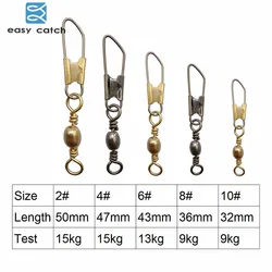 Easy Catch Esmerillón con seguro de latón – Conector para pesca