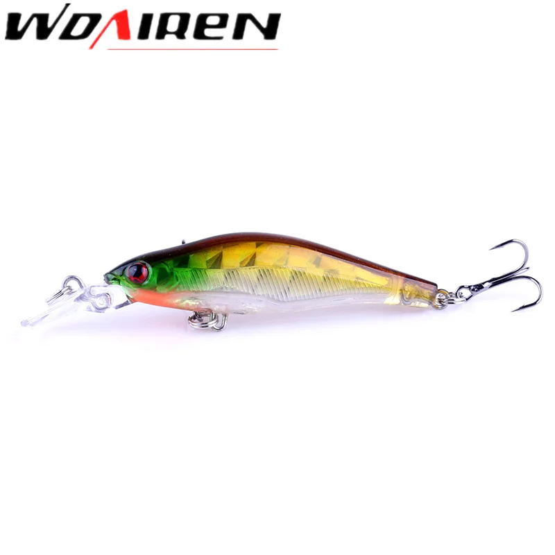 Juego de Señuelos de Pesca de pececillos, 8cm, 6,3g, cebos duros láser, lápiz, Wobbler, aparejos de Pesca de carpa, 8 unids/lote - imagen 5