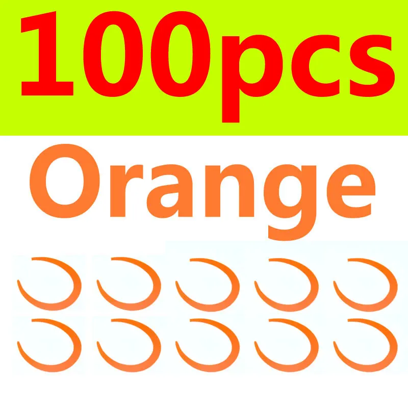 100pcs orange