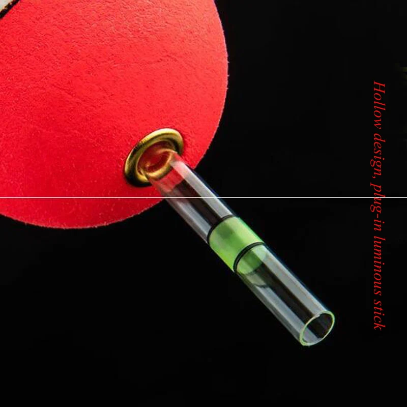 POETRYYI-flotador de pesca de EVA versión mejorada, palos luminosos de noche Bobber, herramienta de aparejos de pesca de vientre con pote, 10 estilos, 30, 1 unidad - imagen 5