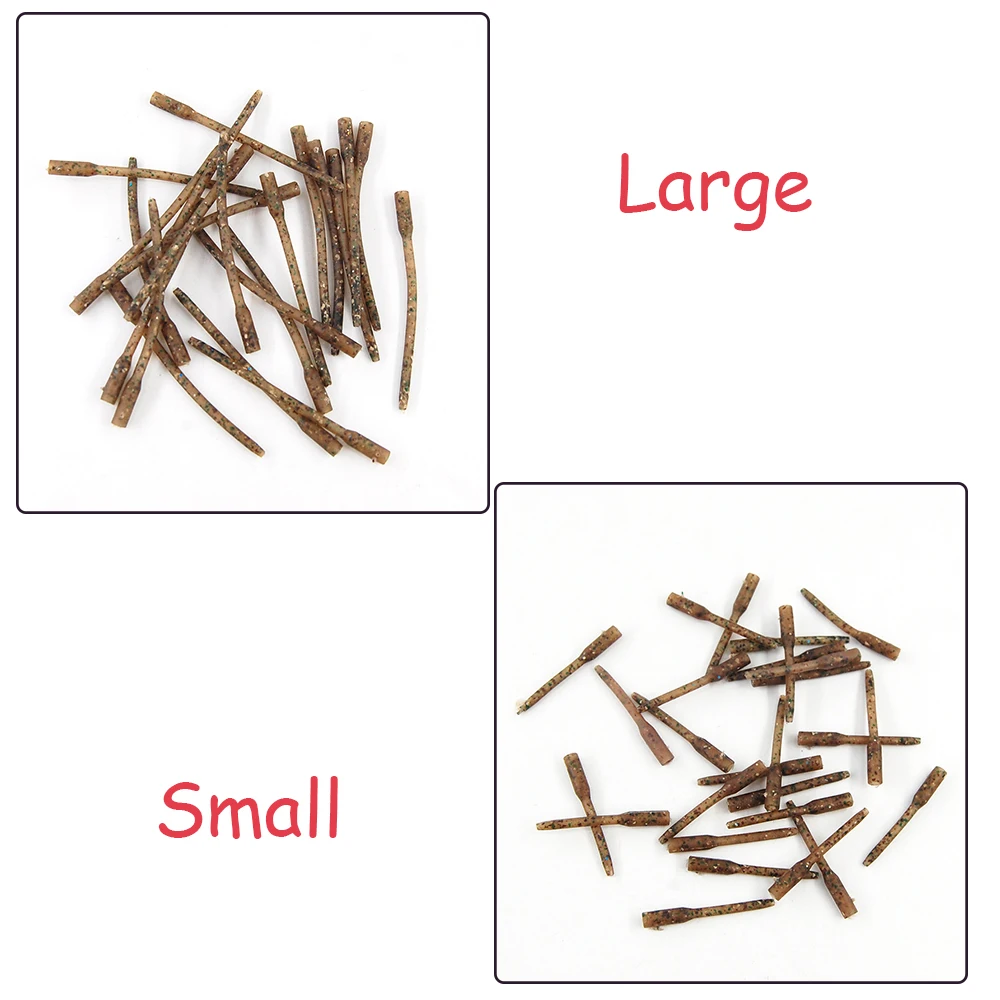 JSM 30 unids/lote Terminal camo aparejos de pesca de carpa mangas antienredos conector para accesorios de anzuelo de pesca - imagen 4