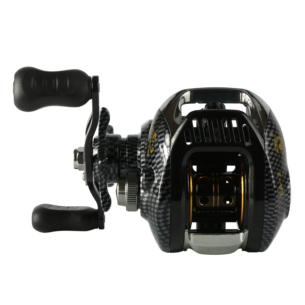 Carrete de Baitcasting con ratio de engranaje de alta velocidad, 12 + 1 BB, sistema de freno magnético y centrífugo, pesca de carpa - imagen 4