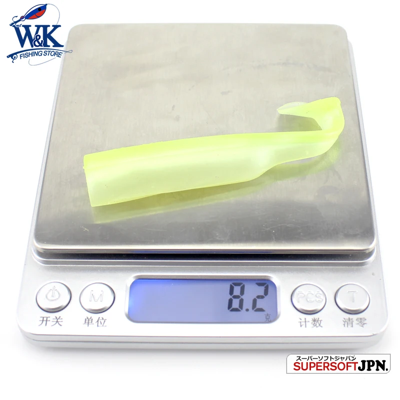 Señuelos de pesca de agua dulce, 8 colores, venta, señuelo de pesca suave, cebo de PVC, señuelo de silicona, súper vinilo VS Black Minnow Shad, 3 piezas, 9cm - imagen 4