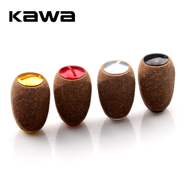 Kawa-mango de carrete de pesca, Material de perilla, perilla de madera suave de goma para carrete D/S, accesorio de mango DIY - imagen 5