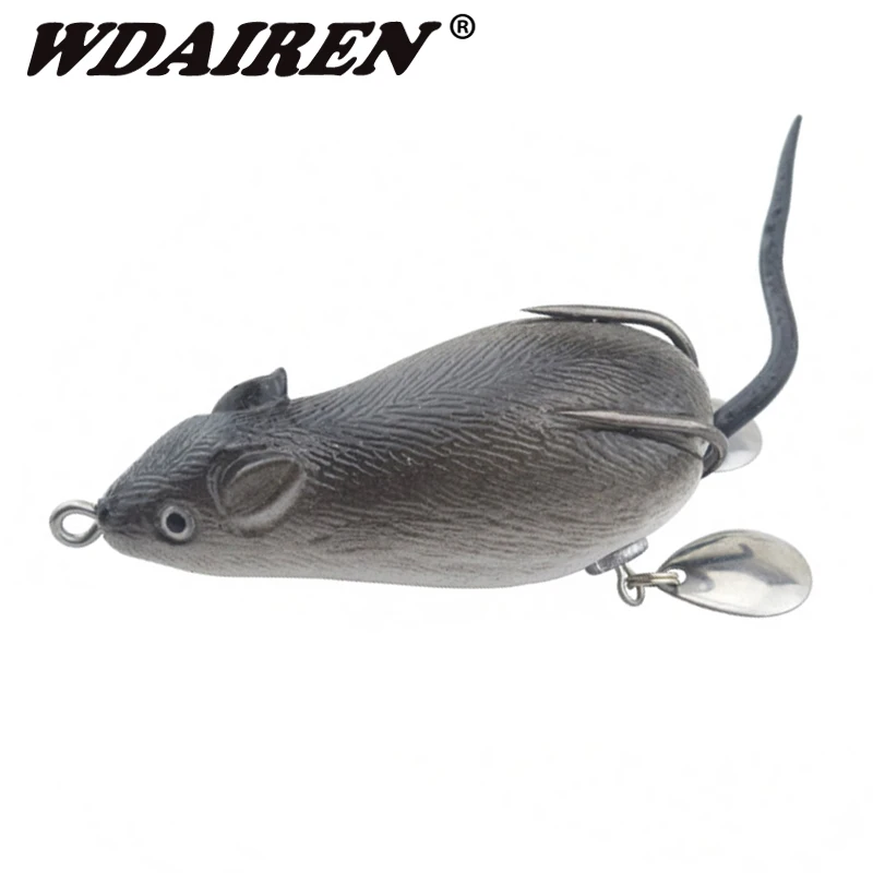Señuelo de ratón WDAIREN WD-454 de 7 cm para pesca en superficie