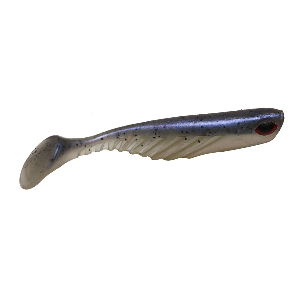 Balleo 10 unids/lote señuelo suave 7 cm/2,9g señuelo de pesca de silicona cebo de silicona Wobbler cebos blandos para cebo de pesca sábalo cebo de gusano señuelo - imagen 4
